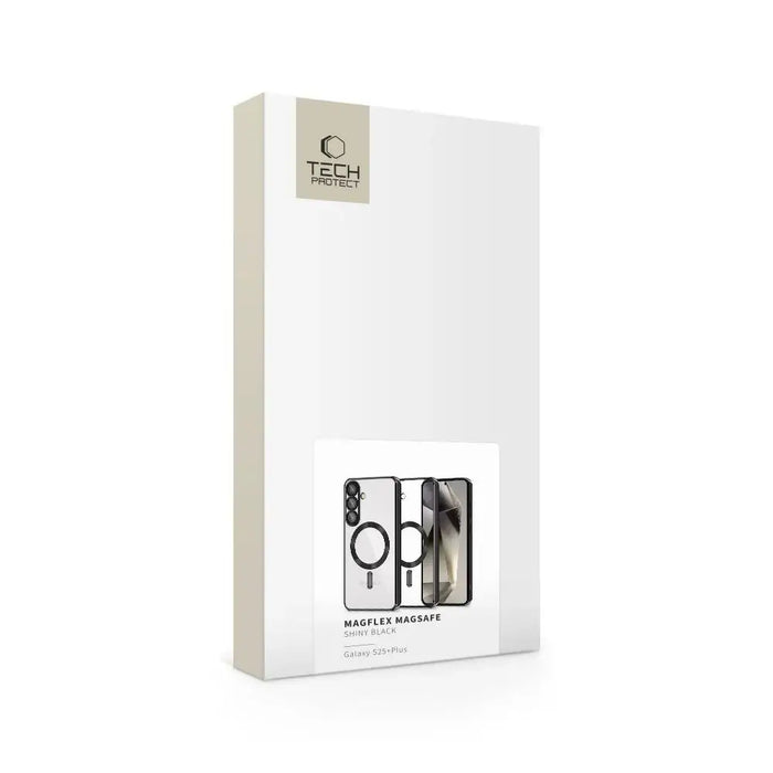 Tech-Protect MagMat MagSafe Case for Samsung Galaxy S25+ - Clear Black - Cell phone cases and covers<<<HurtelXML