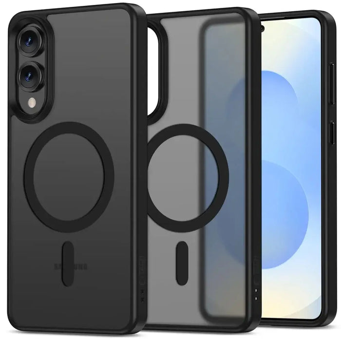 Tech-Protect MagMat MagSafe Case for Samsung Galaxy S25 Edge - Matte Black - Cell phone cases and covers<<<HurtelXML