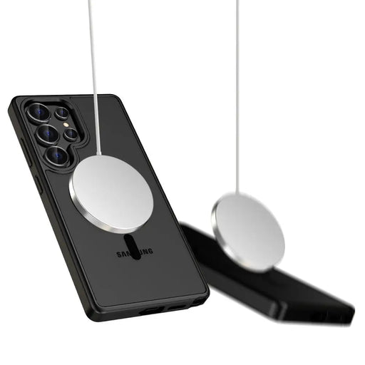 Tech-Protect MagMat MagSafe Case for Samsung Galaxy S25 Ultra - Black - Cell phone cases and covers<<<HurtelXML