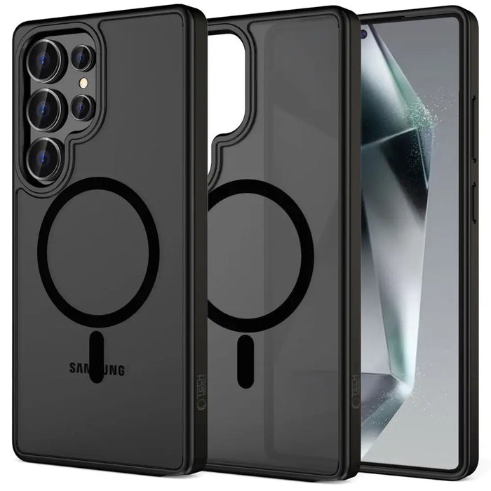 Tech-Protect MagMat MagSafe Case for Samsung Galaxy S25 Ultra - Black - Cell phone cases and covers<<<HurtelXML