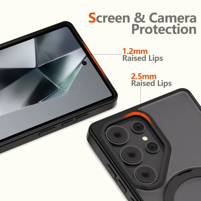 Tech-Protect MagMat MagSafe Case for Samsung Galaxy S25 Ultra - Matte Black - Cell phone cases and covers<<<HurtelXML