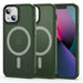 Tech-Protect MagMat MagSafe iPhone 13 mini case - matte green - Cell phone cases and covers<<<HurtelXML