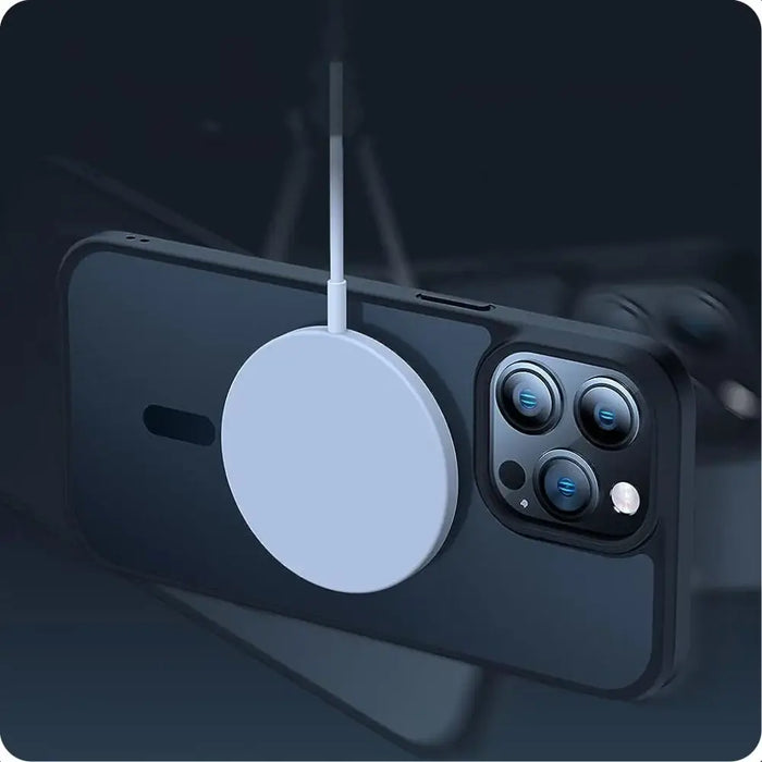 Tech-Protect MagMat MagSafe iPhone 15 Pro Max Case - Clear Black - Cell phone cases and covers<<<HurtelXML