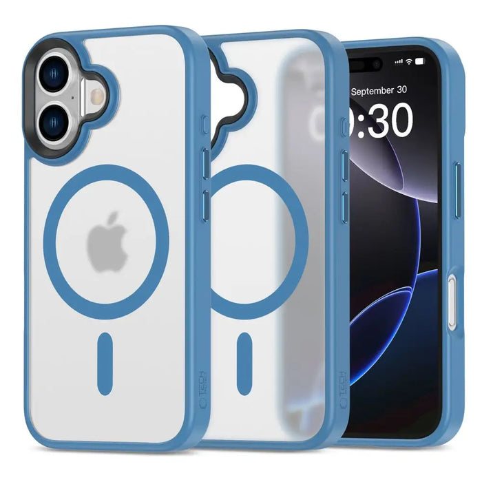 Tech-Protect MagMat MagSafe iPhone 16 Case - Blue - Cell phone cases and covers<<<HurtelXML