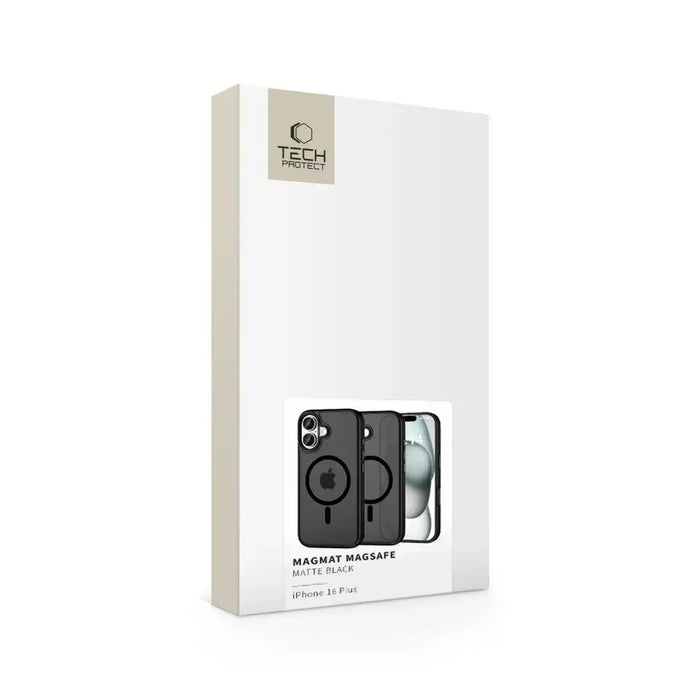Tech-Protect MagMat MagSafe iPhone 16 Plus Case - Black - Cell phone cases and covers<<<HurtelXML