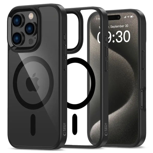 Tech-Protect MagMat MagSafe iPhone 16 Pro Case - Clear - Cell phone cases and covers<<<HurtelXML