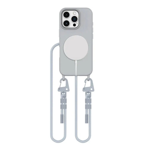 Tech-Protect MagNecklace MagSafe Case with Lanyard for iPhone 16 Pro - Gray - Cell phone cases and covers<<<HurtelXML