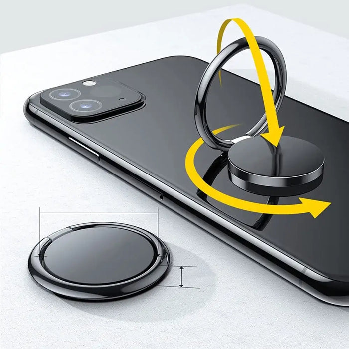 Tech-Protect Magnetic Phone Ring Holder / Ring with Stand Function - Gold - Cell phone holders<<<HurtelXML