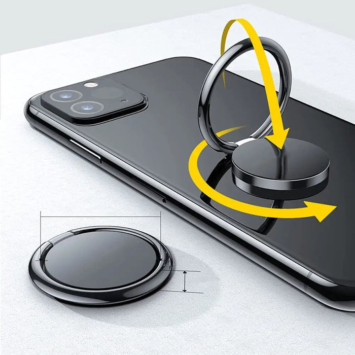 Tech-Protect Magnetic Phone Ring Holder / Ring with Stand Function - Pink Marble - Cell phone holders<<<HurtelXML