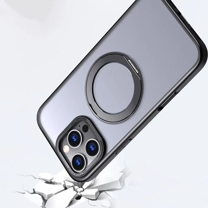 Tech-Protect MagRing MagSafe Case with Stand for iPhone 16 Pro Max - Black - Cell phone cases and covers<<<HurtelXML