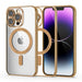 Tech-Protect MagShine Line MagSafe case for iPhone 14 Pro - gold - Cell phone cases and covers<<<HurtelXML