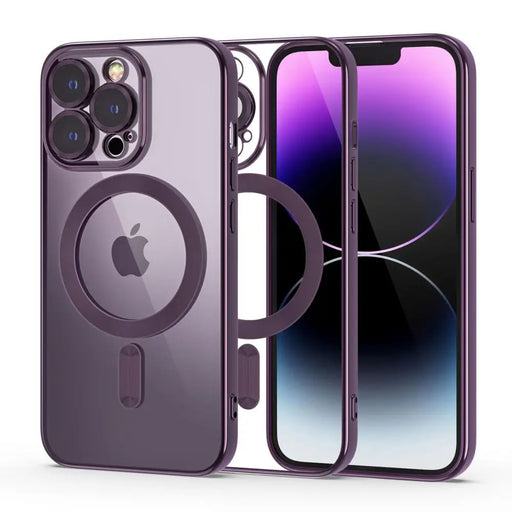 Tech-Protect MagShine Line MagSafe iPhone 14 Pro Case - Purple - Cell phone cases and covers<<<HurtelXML