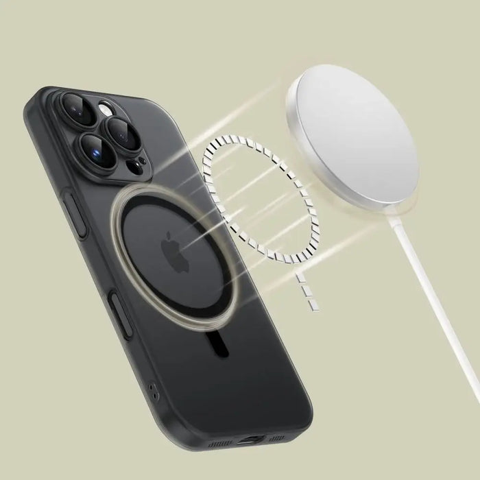 Tech-Protect MagSlim MagSafe Case for iPhone 16 Pro - Black - Cell phone cases and covers<<<HurtelXML