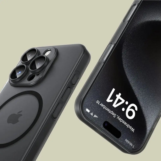 Tech-Protect MagSlim MagSafe Case for iPhone 16 Pro - Black - Cell phone cases and covers<<<HurtelXML