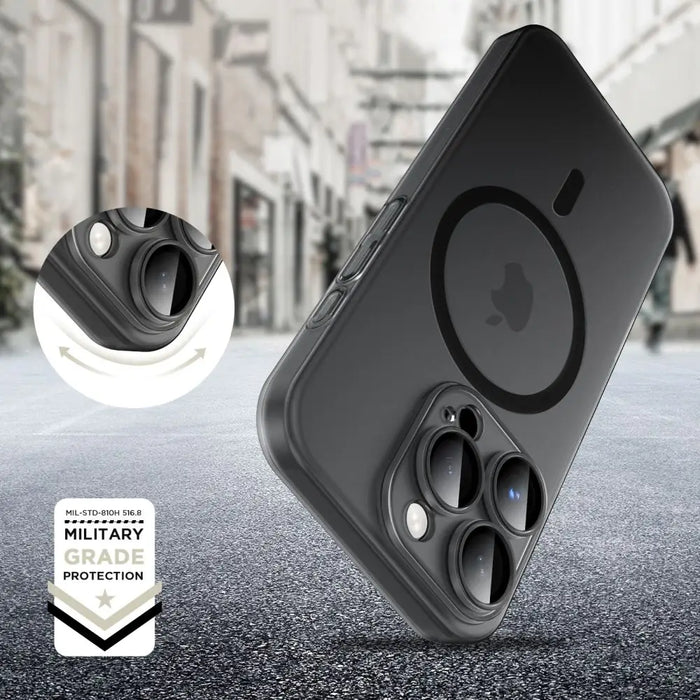 Tech-Protect MagSlim MagSafe Case for iPhone 16 Pro Max - Semi-Transparent - Cell phone cases and covers<<<HurtelXML