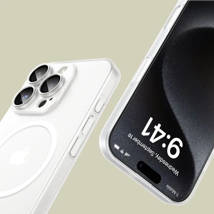 Tech-Protect MagSlim MagSafe Case for iPhone 16 Pro - White - Cell phone cases and covers<<<HurtelXML