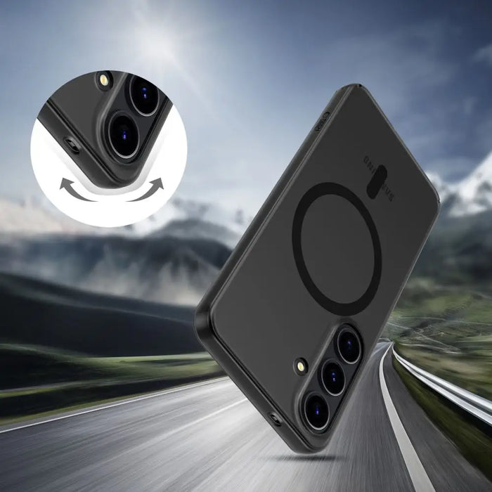 Tech-Protect MagSlim MagSafe Case for Samsung Galaxy S25 - Black - Cell phone cases and covers<<<HurtelXML