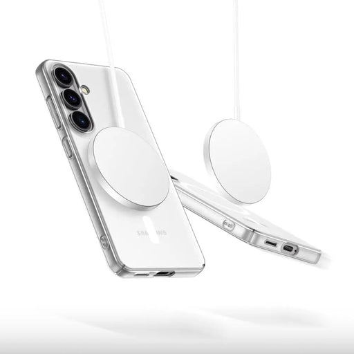 Tech-Protect MagSlim MagSafe Case for Samsung Galaxy S25 - Clear - Cell phone cases and covers<<<HurtelXML