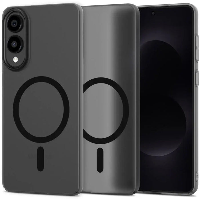 Tech-Protect MagSlim MagSafe case for Samsung Galaxy S25 Edge - matte black - Cell phone cases and covers<<<HurtelXML