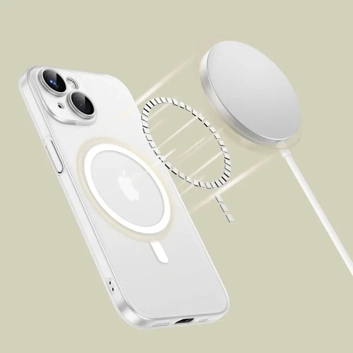 Tech-Protect MagSlim MagSafe iPhone 15 Case - White - Cell phone cases and covers<<<HurtelXML