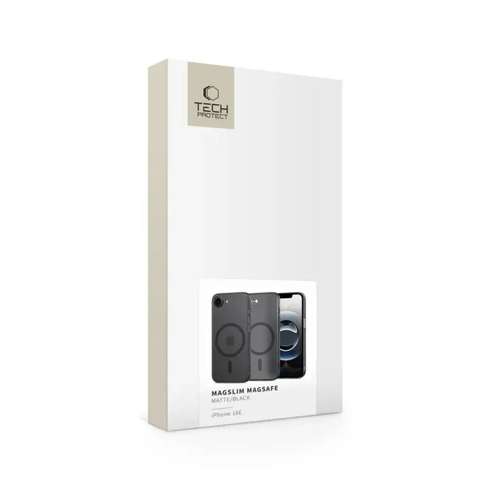 Tech-Protect MagSlim MagSafe iPhone 16e Case - Matte Black - Cell phone cases and covers<<<HurtelXML