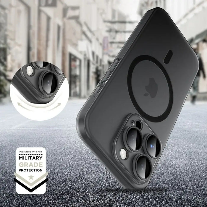 Tech-Protect MagSlim MagSafe iPhone 16e Case - Matte Black - Cell phone cases and covers<<<HurtelXML