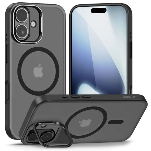 Tech-Protect MagStand MagSafe case for iPhone 17 - matte black - Cell phone cases and covers<<<HurtelXML