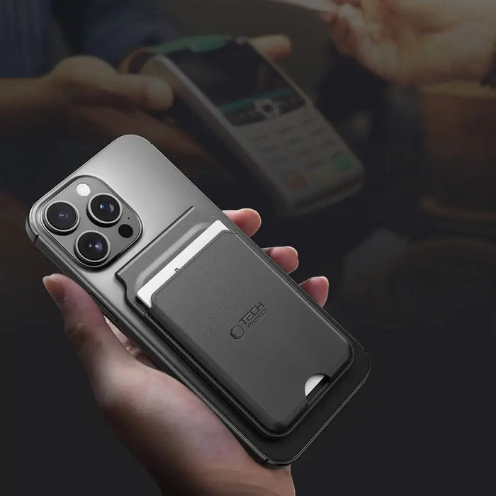 Tech-Protect MagWallet Stand MagSafe Universal Case - Black - Cell phone cases and covers<<<HurtelXML