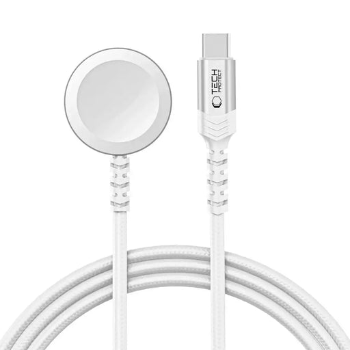 Tech-Protect MC01 UltraBoost Magnetic Charger USB-C Cable 120 cm - white - Cell phone USB charger<<<HurtelXML
