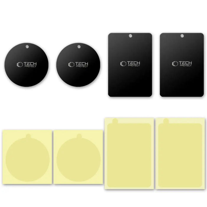 Tech-Protect MetalPlate magnetic plates for car holders - black (4 pcs.) - Other cell phone equipment<<<HurtelXML