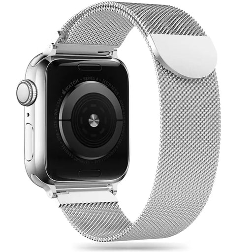Tech-Protect MilaneseBand for Apple Watch 4 / 5 / 6 / 7 / 8 / 9 / SE (38/40/41 mm) - Silver - Other cell phone