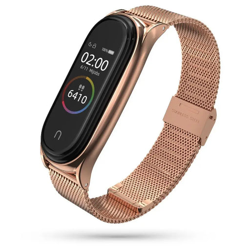 Tech-Protect MilaneseBand Strap for Xiaomi Mi Smart Band 5 / 6 / 6 NFC - Pink - Other cell phone equipment<<<HurtelXML