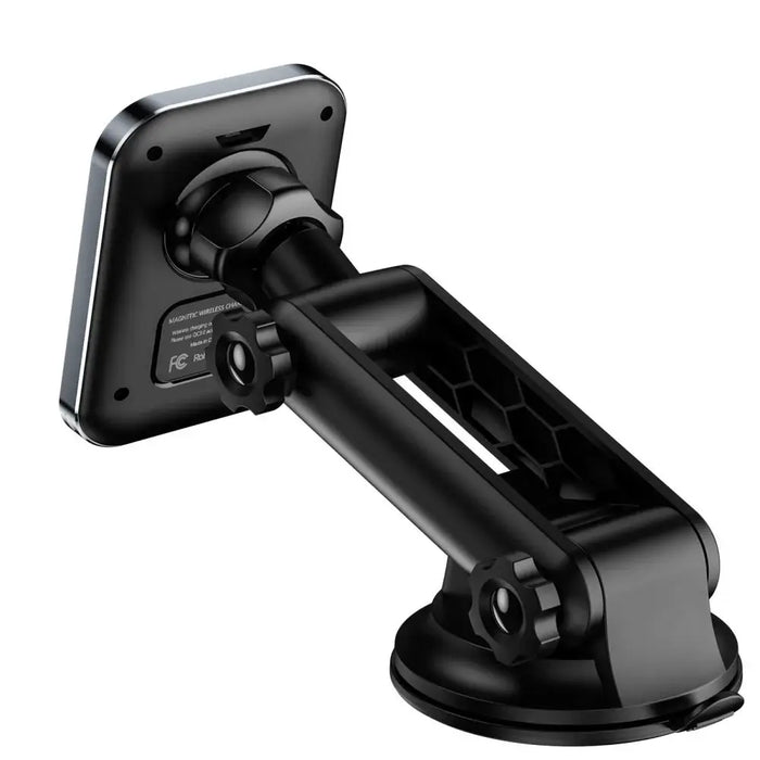Tech-Protect MM15W-V2 Car Phone Holder with MagSafe 15W Inductive Charger for Cockpit - Black - Cell phone USB