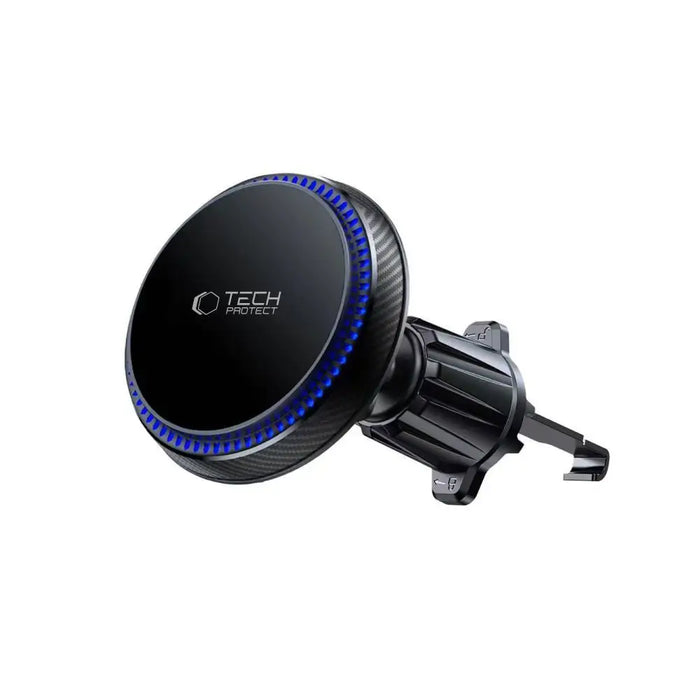 Tech-Protect MM15W-V4 Car Phone Holder with MagSafe 15W Inductive Charger for Air Vent - Black - Cell phone USB