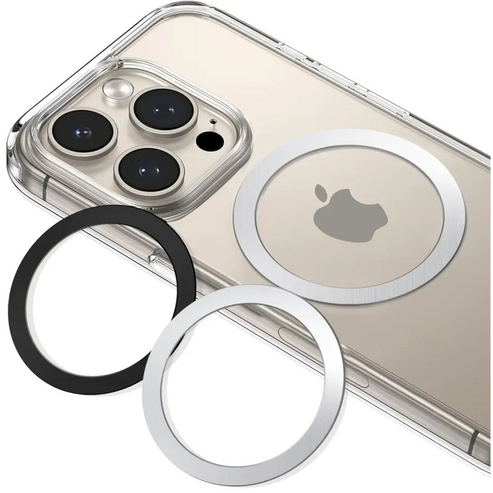Tech-Protect MMP-110 2in1 Magnetic Ring with MagSafe - Silver-Black - Cell phone holders<<<HurtelXML