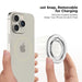 Tech-Protect MMR300 magnetic holder/ring with MagSafe - silver - Cell phone holders<<<HurtelXML