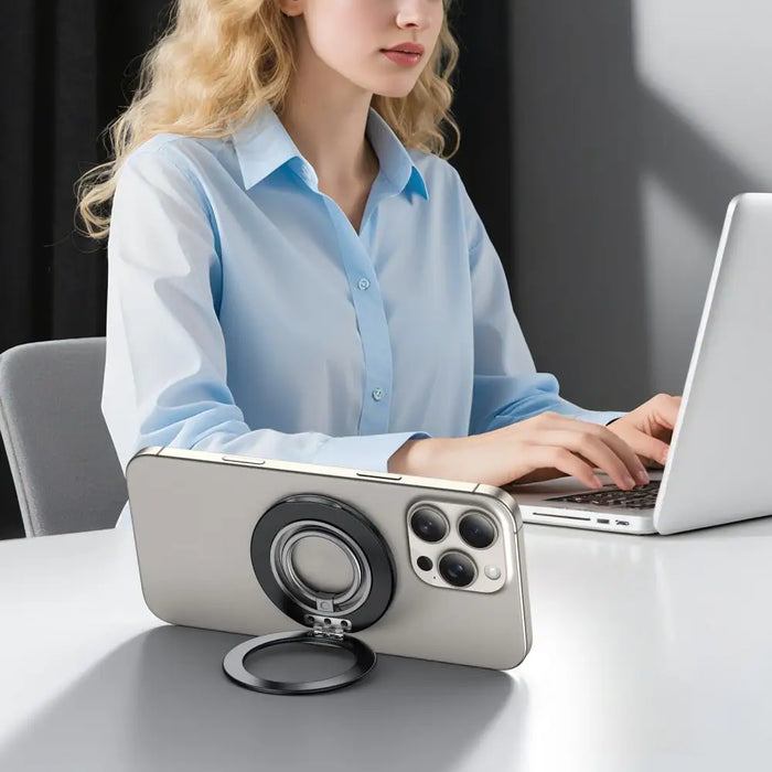 Tech-Protect MMR600 Magsafe Phone Ring Holder - Black - Cell phone holders<<<HurtelXML