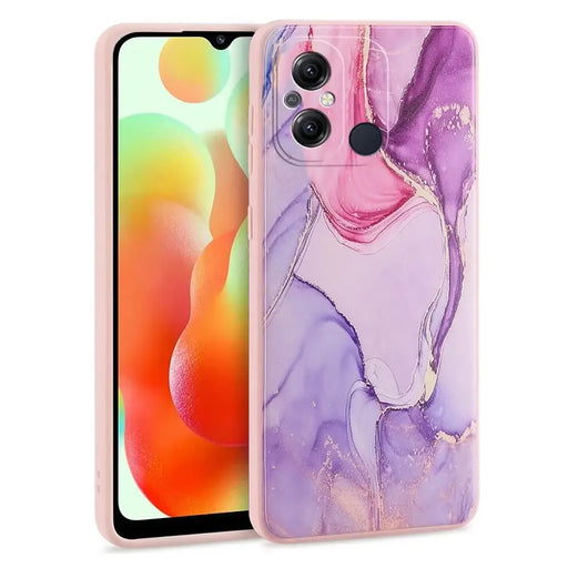 Tech-Protect Mood Case for Xiaomi Redmi 12C - Pink Marble - Cell phone cases and covers<<<HurtelXML