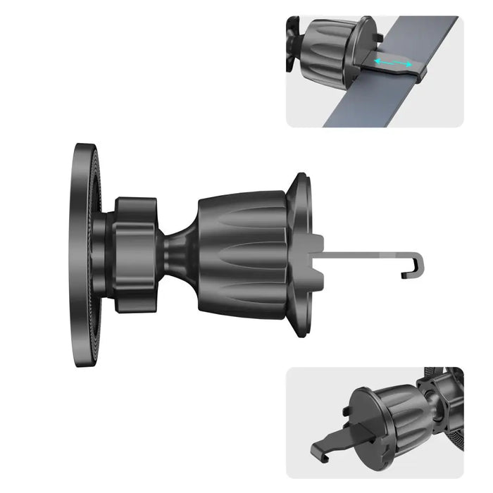 Tech-Protect N58 Magnetic MagSafe Car Holder for Cockpit Windshield or Air Vent Mount - Black - Cell phone