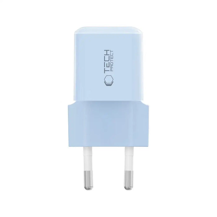 Tech-Protect NCM25 USB-C PD 25W Wall Charger - Blue - Cell phone USB charger<<<HurtelXML