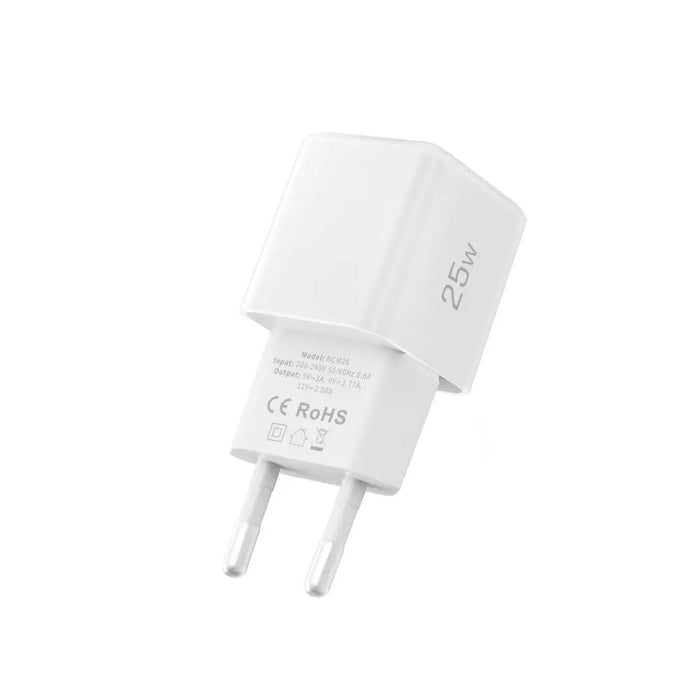 Tech-Protect NCM25 USB-C PD 25W Wall Charger - White - Cell phone USB charger<<<HurtelXML