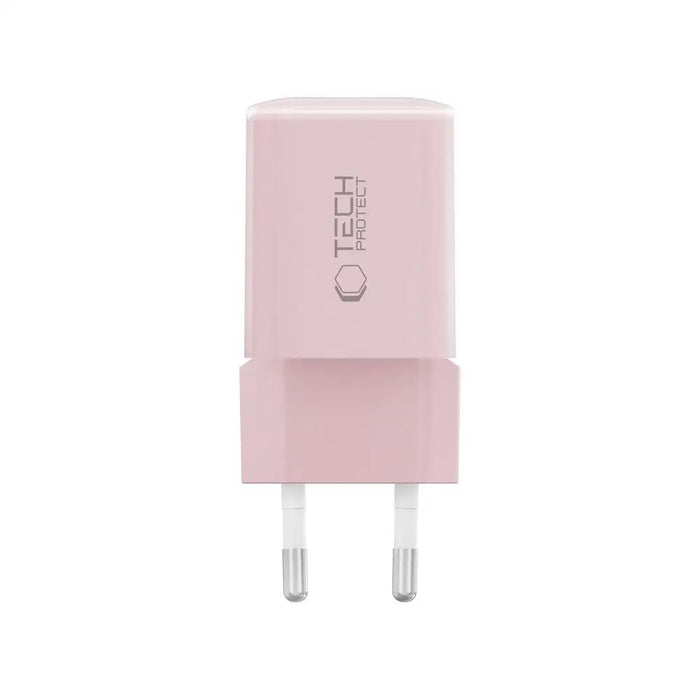 Tech-Protect NCM33W 2-port PD33W/QC3.0 wall charger - pink - Cell phone USB charger<<<HurtelXML
