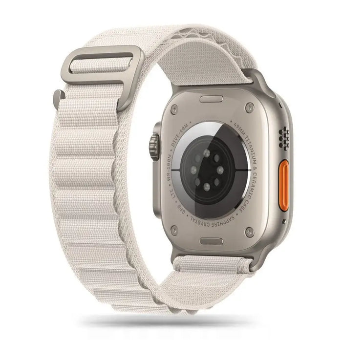 Tech-Protect Nylon Pro Strap for Apple Watch 4 / 5 / 6 / 7 / 8 / 9 / SE / Ultra 1 / 2 (42/44/45/49 mm) - Beige - Other