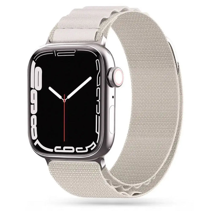 Tech-Protect Nylon Pro Strap for Apple Watch 4 / 5 / 6 / 7 / 8 / 9 / SE / Ultra 1 / 2 (42/44/45/49 mm) - Beige - Other