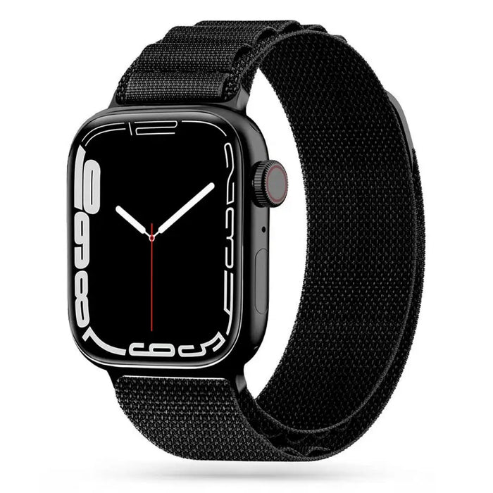 Tech-Protect Nylon Pro Strap for Apple Watch 4 / 5 / 6 / 7 / 8 / 9 / SE / Ultra 1 / 2 (42/44/45/49 mm) - Black - Other