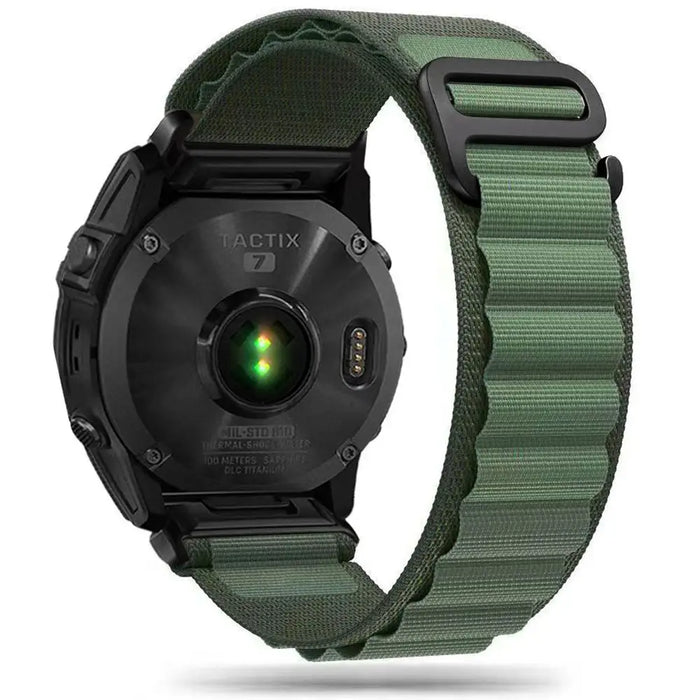 Tech-Protect Nylon Pro Strap for Garmin Fenix 3 / 5X / 3HR / 5X Plus / 6X / 6X Pro / 7X - Dark Green - Other cell phone