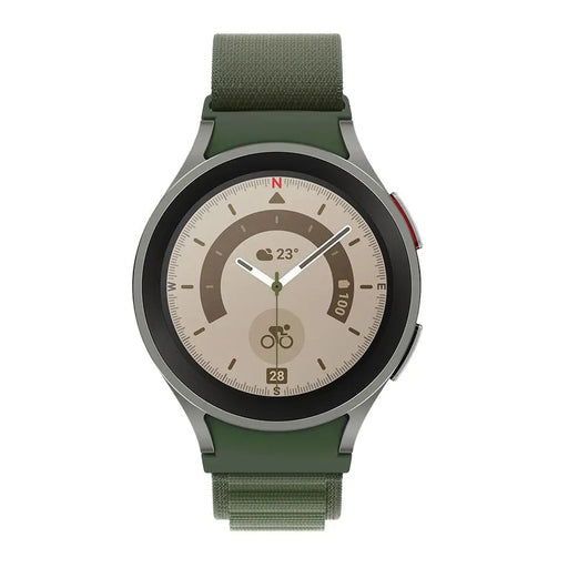 Tech-Protect Nylon Pro Strap for Samsung Galaxy Watch 4 / 5 / 5 Pro / 6 / 7 / FE - Dark Green - Other cell phone