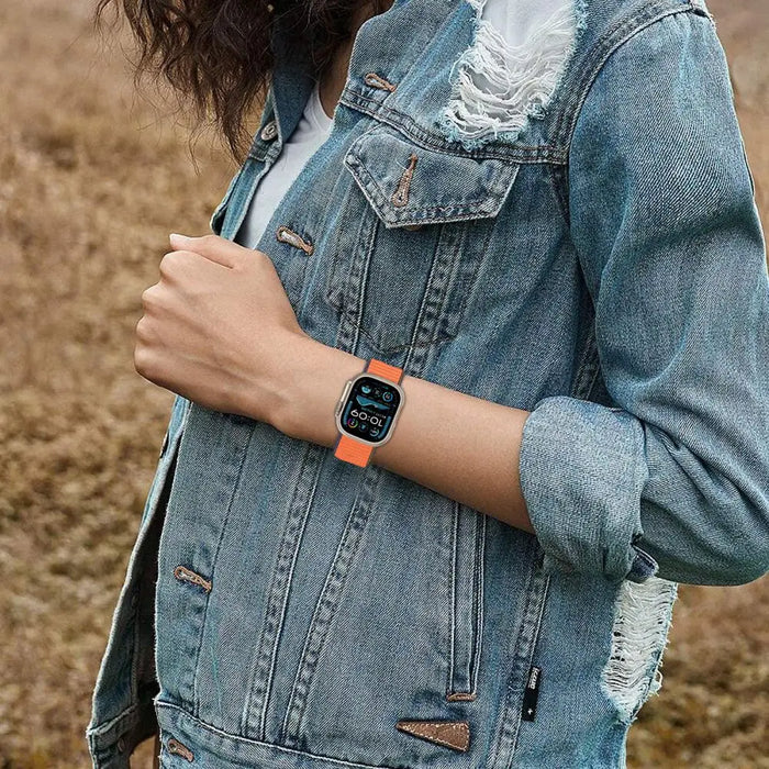 Tech-Protect Nylon Strap for Apple Watch 44 / 45 / 46 / 49 mm - Orange - Other cell phone equipment<<<HurtelXML