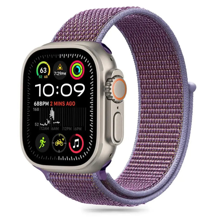Tech-Protect Nylon Strap for Apple Watch 6 / 7 / 8 / 9 / 10 / SE (40 / 41 / 42 MM) - Purple - Smartwatch straps