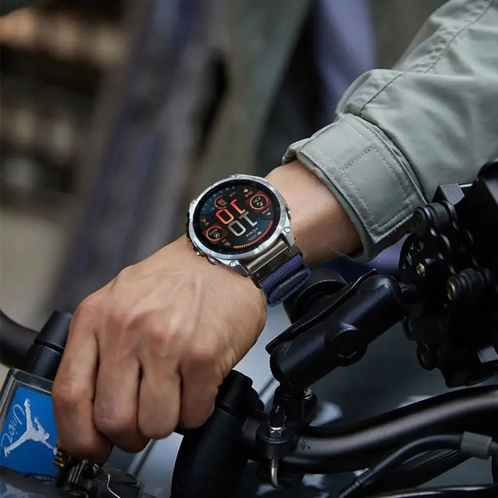 Tech-Protect Nylon Strap for Garmin Fenix 5 / 6 / 6 PRO / 7 / 8 (47 mm) / E - Blue - Other cell phone